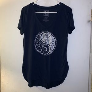 Navy Blue V-Neck Shirt